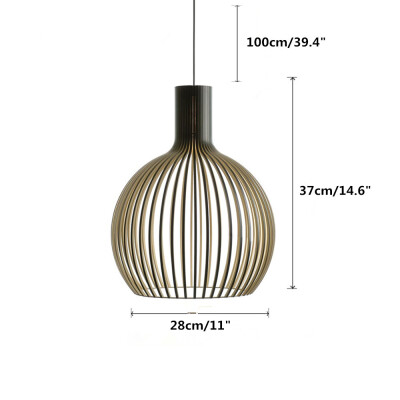 

BOKT Minimalist Vintage1-light Ceiling Pendant Lighting Metal Cage Lampshape Island Home Decor shop hanging