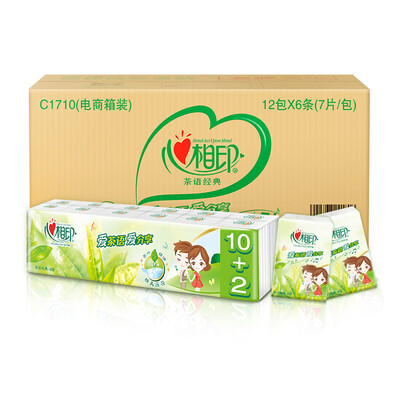 

Heart tea tea handkerchief paper classic series 4 layer 6 * 12 package (FCL sales