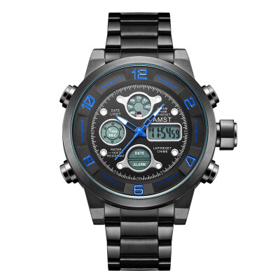 

2017 Hot Selling Top Luxury Brand Analog Digital Watches Men Led Full Steel Male Clock Men Military Wristwatch Quartz Sports Wat