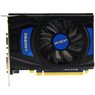 

Yantong (YESTON) R7 240 2G D3 TA широкоформатная версия видеокарты с разрешением 780 МГц / 1333 МГц 2G / 128bit GDDR3