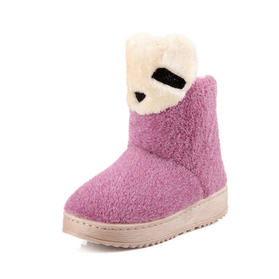 

Anji beauty cartoon fun Children's shoes dew Maomao shoes boots a female line
