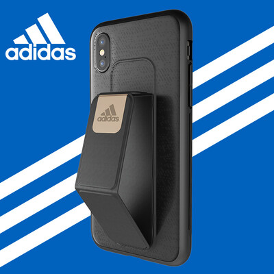 

Adidas (Адидас) iPhoneX Apple, телефон оболочка сцепление с многофункциональным спортивным все включено стендом работает фитнес-силиконовым нескользящее сопротивление падения защитного рукав золота