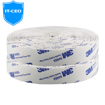 

IT-CEO 3M Beijiao Velcro Double-sided Glue Straps Buckle Shoe Shine Tightening Velcro With Velcro 20mm Gouled Mosaic 2pcs 5m White X103