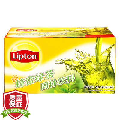 

Lipton tea green tea honey green tea solid drinks 20 bags of 200g