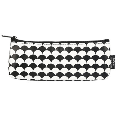 

Kinbor leather stationery bag female pencil bag storage bag school supplies flat paragraph dot KBB22474-3