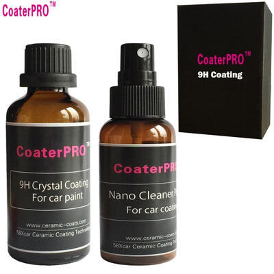 

Coaterpro 9 H кристаллическое покрытие супер гидрофобные high gloss блестящие, как зеркало керамическое покрытие жидкое стекло авт