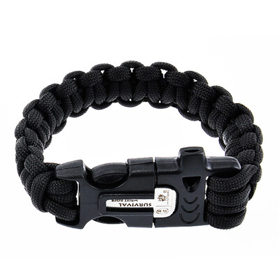 

HX OUTDOORSWild Survival Bracelet Whistle Umbrella Safety Rope Mountain Climbing Outdoor Equipment