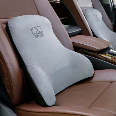 

ICAROOM car waist 7 degrees space recall cotton waist cushion office chair car lumbar pillow pillow four seasons back lumbar pillow T-608M-H mysterious gray