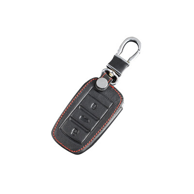 

Huashi Changan key bag smart three-key black car CS35CS15CS75 leather key sets modified special key ring accessories