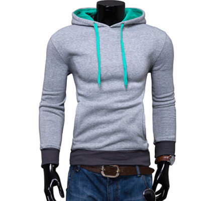 

2017 Hoodies Men Sudaderas Hombre Hip Hop Mens Brand Solid Color Fashion Trend Hoodie Sweatshirt Suit Slim Fit Men Hoody