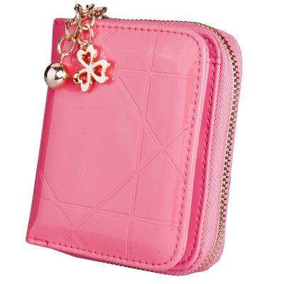 

Women PU Leather Small Clutch Wallet Coin Purse Zipper Pouch Card Holder Handbag