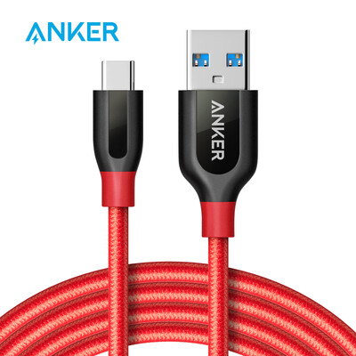 

Anker Anke USB-C кабель для передачи данных USB3.0 Эндрюс мобильный телефон быстрое зарядное устройство шнур питания поддержка Huawei P9 / P10 слава 8 просо 5 / 4C музыка / переключатель 0,9 метра красный