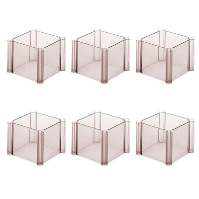 

6Pcs Plastic Drawer Organizer Lingerie Underwear Socks Storage Box