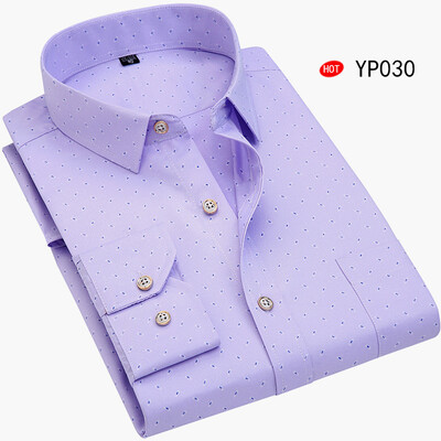 

Men Shirt Fashion Long Sleeve Spring Slim Floral Printing