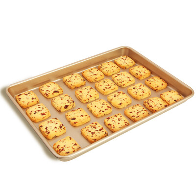 

Jingdong Supermarket Cooking Chef CHEF MADE Baking Tools 13-inch non-sticky roast beef nap sugar bread biscuits roasted saucer oven with champagne gold WK9042