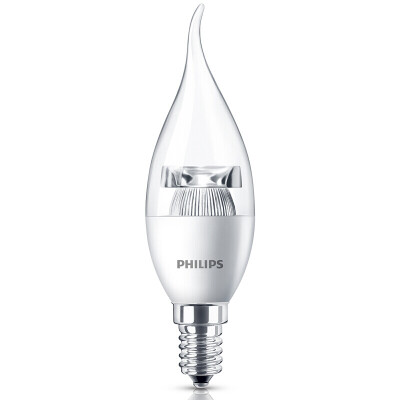 

Jingdong supermarket] Philips (PHILIPS) LED lights swaying bubble transparent E14 200lm 3w economy 2700k warm light color single support