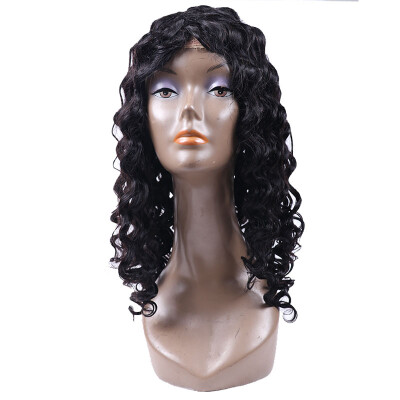 

7a Grade Brazilian Loose Wave Half Lace Wigs 100% Unprocessed Virgin Brazilian Hair Half Lace Wigs