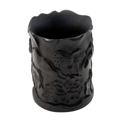 

Fen still BT1501 Wenfangshengbao pen holder black stick wood lotus pen holder