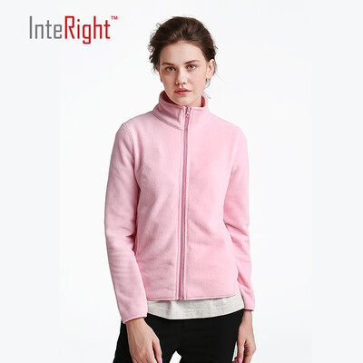 

INTERIGHT Women Polar Fleece Lapel Sweater Casual Jacket