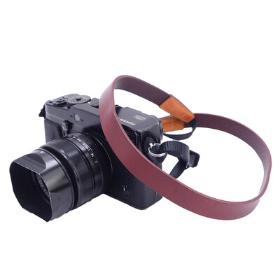 

KYOTSU достопримечательности ручной кожаный ремешок Canon Nikon SLR камеры ремешок Sony Micro одного ретро хит цвет кожаный ремешок (коричневый)