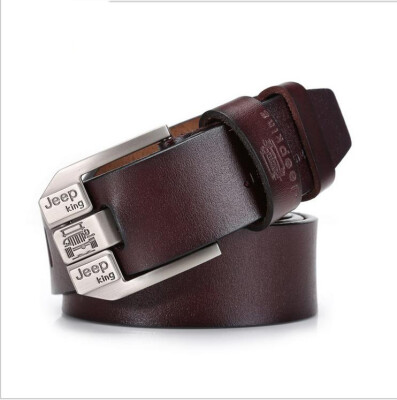 

Men 's leather belt pure leather belt buckle buckle Korean casual wild trend