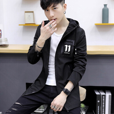 

Fashion men 's casual jacket jacket Slim autumn and winter hooded young jacket as a gift for men