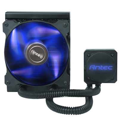 

Antec H600 PRO Радиатор с водяным охлаждением (процессорный радиатор / графит, поддерживающий до 2.3 м / синий светодиодный вентилятор / поддержка нескольких плат / смазка)