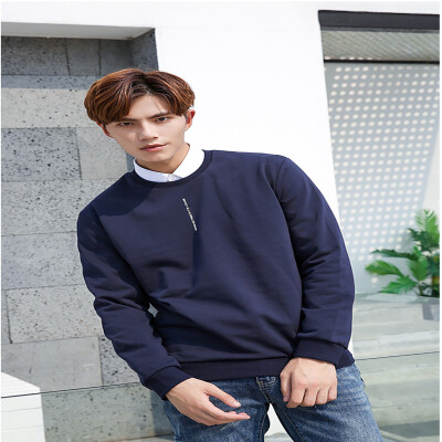 

The fall of new men's slim turtleneck long sleeved sweater coat thin youth leisure