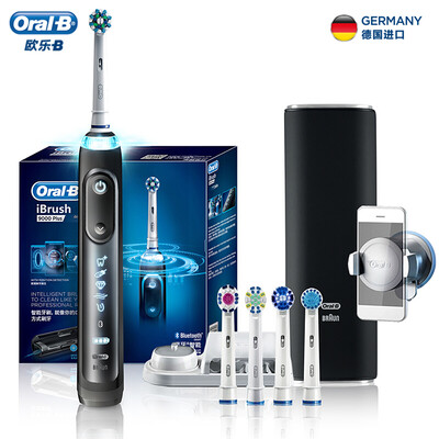 

Braun Oral B iBrush9000 Plus 3D Sonic Smart Electric Toothbrush Bluetooth Black