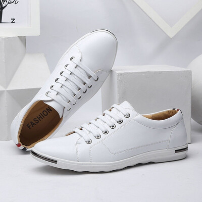 

новые мужская мода кожа оксфорд обувь досуг квартир бизнес туфли Plus Size 38-48