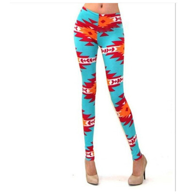 

2017 fashion new autumn and winter printed pants tight pants ladies leggings