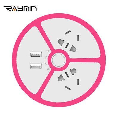 

Rui Ming Portable Smart Security Timed 2-hole USB Charging 4-position Socket Power Supply Automatic Power Outage Total Output 21A Nordic Green 14m RMPW005GE