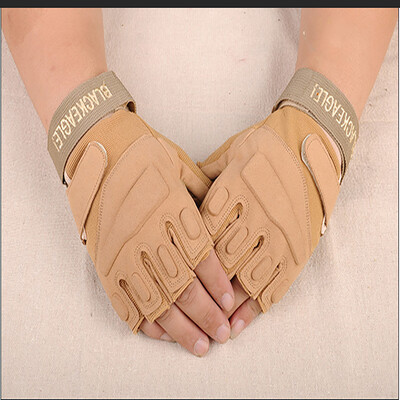 

2017 new black hawk half finger gloves special forces sports outdoor male tactical riding anti-skid fighting mountain climbing fit