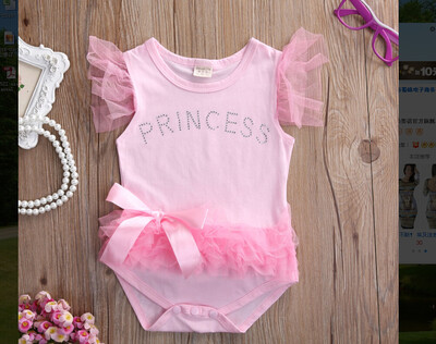 

Infant Baby Girls Princess Lace Romper Jumpsuit Bodysuit Clothing Outfits Set