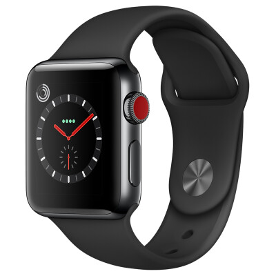 

Apple Watch Series 3 Smart Watch (GPS + сотовая сеть 38 мм Deep Space Black Milanese Strap MR222CH / A)