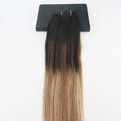 

Hot New Hair Extensions #2#6#18 Brazilian Remy Hair 7Pcs 120G Ombre Balayage Color Full Set Clip In Hair Extensions