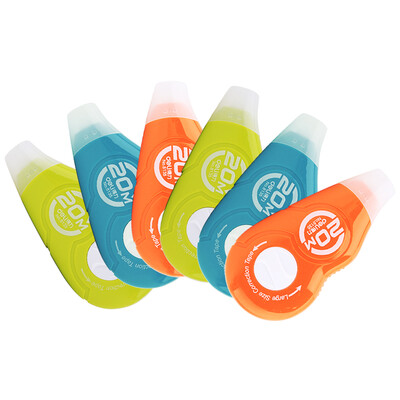 

Deli deli 8135-06 student office 20m correction tape correction tape correction with 6 sticks