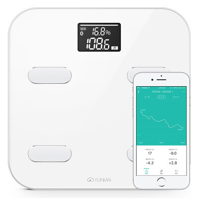 

YUNMAI M1501Mini Body Scale/Health Scale/Electrionic Scale White