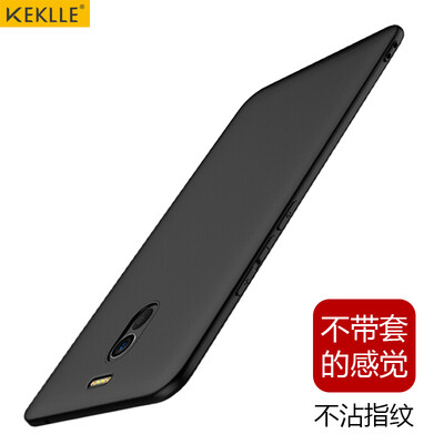 

KEKLLE Meizu charm blue Note6 mobile phone shell silicone shell soft cover shatter-resistant mobile phone protective cover for MEIZU Charm Blue Note6 graphite black