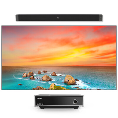 

Yi Luowei (inovel) край VH700 домашнего проектор лазерного проектор ТВ (разрешение 1080P с оптическим экраном умного кино 100-дюймовым с JBL аудио)