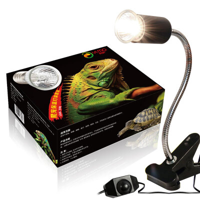 

Easy Meng turtle drying back light frame small pet turtle tank full spectrum UVAUVB30 sun light reptile heating lamp thermostat set