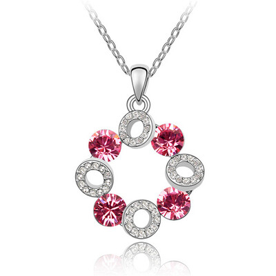 

Австрия Кристалл Rhinestone Шарм подвеска ожерелье для женщин Высокое качество известных ювелирных изделий. .3124