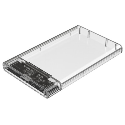 

Kingshare C25B 2.5 inch full perspective USB3.0 mobile hard disk box transparent