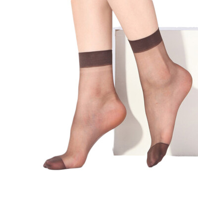 

Jingdong supermarket] Langsha short silk socks on the socks crystal silk socks thin section Ms. short stockings 20 pairs of 4 colors each 5 double