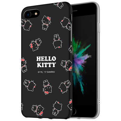 

Плюс отличная HelloKitty серия iphone8 / 7 телефона оболочка / защитный рукав яблоко наборы мобильного телефона 8/7 мультфильма силиконовой мягкой оболочки падения сопротивления Katie Black Phantom