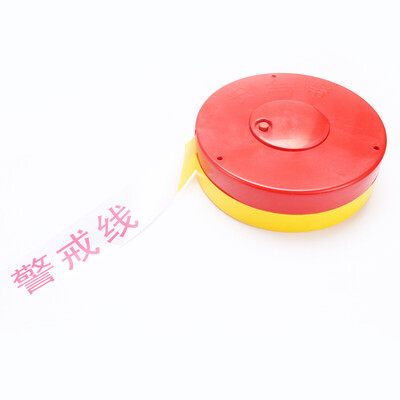 

Teng Chi CT warning line warning tape reflective isolation with foot safety warning tape disc cordon attention safety 100 meters