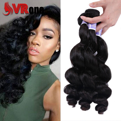 

100% Human Virgin Hair Loose Wave Hair Extensions Peruvian Hair 3Bundles Free Shipping