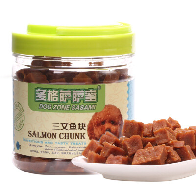 

Duo Sesa honey pet food dog snack salmon pieces 340g daily nutrition meat grinding dog training dog reward