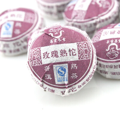 

Chinese Yunnan Pu Er Ripe Tea Rose Tea 1pcs/3-5g F69