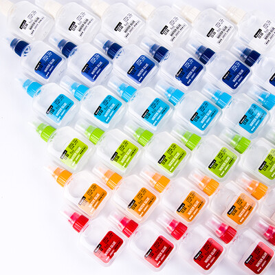

Fizz 12 sticks 6 colors 50ml with brush head liquid glue office supplies JS8311
